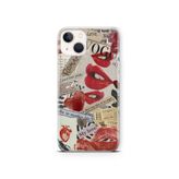 Multitronic iPhone 13 Mini Uyumlu Romantic Tasarım Baskılı Şeffaf Kılıf