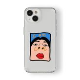 Multitronic iPhone 15 Plus ile Uyumlu I am Cool Tasarım Baskılı Şeffaf Kılıf