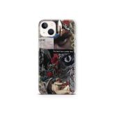 Multitronic iPhone 15 Plus Uyumlu Devil Face Desenli Şeffaf Telefon Kılıfı