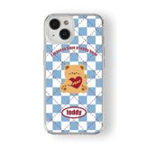 Multitronic iPhone 15 Plus Uyumlu Teddy Tasarım Baskılı Şeffaf Kılıf