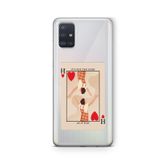Multitronic Samsung Galaxy A51 ile Uyumlu Not Same Tasarım Baskılı Şeffaf Kılıf