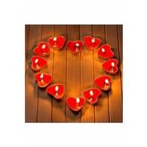Mum Tea lights 16ad KALP Şekilli