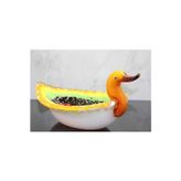 Murano Cam Ördek Kase - 36x18cm