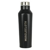 MuscleCloth Paslanmaz 500 ml Siyah Çelik Termos