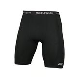 MuscleCloth Training Erkek Şort Tayt Siyah M