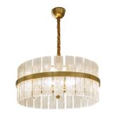 Muse Gold Modern Salon Avizesi - Beyaz - Gold