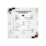 müşküleli mehmet KÜÇÜK DANE SİYAH ZEYTİN 1KG