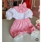 Müslin Şort ve Pamuklu Gömlek - 3 Yaş - Pembe