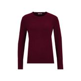 Mustang Basic Düz Kazak, XS, 5003276376, Bordo, Kadın
