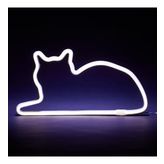 Mustard Sitting Beyaz Cat Led Işık