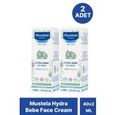 Mustela Hydra Bebe Face Cream 40 ml 2 Adet