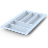 Mutfak Çekmece Içi Beyaz Modüler Kaşıklık 29CM x 48CM (Yanlar ve Boydan 4cm Kesilebilir)