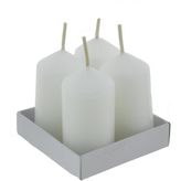 Mutlu Adım 4 Adet 7 x 3,5 cm Şamdan Mumu