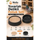 MUTLU TAVUKÇULUK Folluk 1 Adet 1 Adet Keçe Güvercin Delikli Oval Güvercin Folluğu Ve Keçesi Yumurtalık Pigeon Kümes