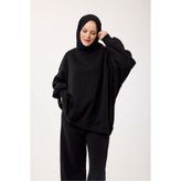My City 5334 - 3 İplik Şardonlu Salaş Basic Kadın Sweatshirt