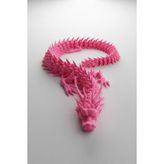 My Craft 3D Siyah Hareketli 3D Ejderha Figür Oyuncak - Pembe