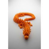 My Craft 3D Siyah Hareketli 3D Ejderha Figür Oyuncak - Turuncu