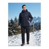 MY DEDE Lacivert Softshell Kapişonlu Erkek Mont