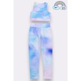 My Kids Wear Kız Çocuk Çok Amaçlı Desenli Mayo & Spor Takımı 12448 - Kahverengi - Karışık - 7 - 8 Yaş
