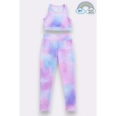 My Kids Wear Kız Çocuk Çok Amaçlı Desenli Mayo & Spor Takımı 12453 - Karışık - Pembe - 4 - 5 Yaş
