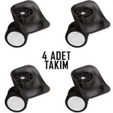 My Valice Valiz Tekerleği Çift Teker 01 4 Adet Gri