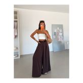 myd Modal Kemerli Pantolon - Kahve