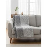 Myevilla My Evilla Antrasit Gümüş Gri Koltuk Örtüsü Kanepe İçin Kaymaz Tabanlı Şık Dokulu Saçaklı Modern Salon Örtüsü 170x220cm