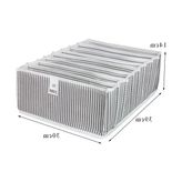 Myg Plus Üçlü Metal Ayakkabılık, Premium Kalite ile Şık ve Kullanışlı - 00-Siyah - Beyaz - 1 - 2 cm