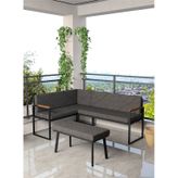 Mygusi Src Balkon, Bahçe, Cafe, Köşe Takimi Antrasit