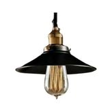 Mylight Retro Rustik Avize Siyah Eskitme Askılı