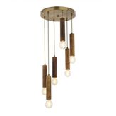 Mylights Altılı Eskitme Sarkıt Silinidir 30 Cm