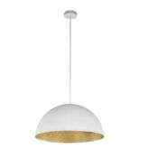 Mylights Beyaz İçi Altın Metal Sarkıt Avize 40 Cm
