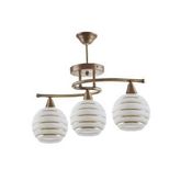 Mylights Eskitme Üçlü Rustik Avize Retro Plofonyer Avize