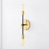 Mylights Gold Ikili Duvar Aplik Retro Rustik Aplik