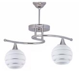 Mylights Krom İkili Spor Modern Avize Opal Cam