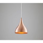 Mylights Metal Bakır Konik Retro Rustik Sarkıt Avize - Ahşap - 1