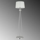 Mylights Modern Krom Gövde Beyaz Başlık Köşe Lambası Lambader