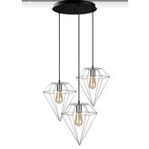 Mylights Modern Krom Üçlü Sarkıt Avize