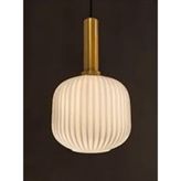 Mylights Opal beyaz Sarkıt Avize 20CM (cam çapı)Mat gold altın Eskitme kaplama tekli yatak başı sarkıt Spor Tekli koridor avize Yatakbaşı sarkıt oturm odası hol salon avize - Renkli