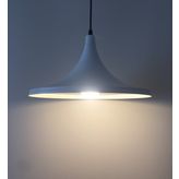 Mylights Retro Beyaz İçi Beyaz Betal Sarkıt Avize 36 Cm