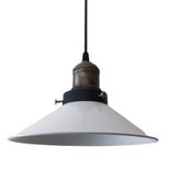 Mylights Retro Beyaz Metal Sarkıt Avize 23 Cm