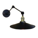 Mylights Retro Mafsalı Aplik Siyah Eskitme 23Cm