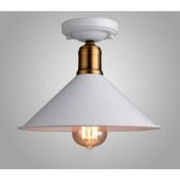 Mylights Retro Rustik 30 cm Beyaz Tavan Avize