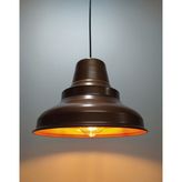 Mylights Retro Rustik Bakır Sarkıt Avize E 28 cm - 1