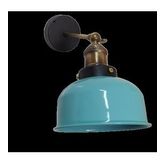 Mylights Retro Rustik Mafsalı Aplik Yeşil Başlıklı Duvar Lambası