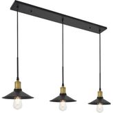 Mylights Retro Rustik Masa Üstü Sarkıt Üçlü Avize 120 cm - Ahşap