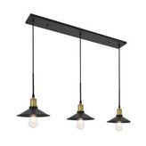 Mylights Retro Rustik Masa Üstü Sarkıt Üçlü Avize 120 Cm