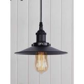 Mylights Retro Rustik Metal Sarkıt Avize Siyah 22 Cm En