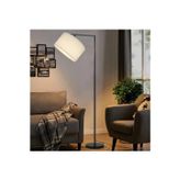 Mylıghts Retro Rustik Modern Krem Kumaş Köşe Lambası Lambader