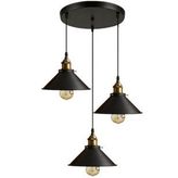 Mylights Retro Rustik Sarkıt Avize Metal Üçlü